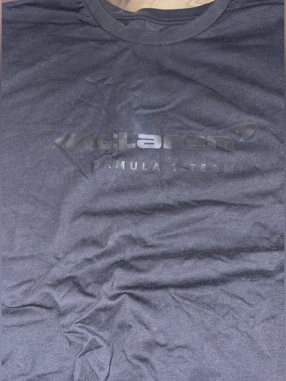 McLaren Formula 1 Team Black Short Sleeve Tee